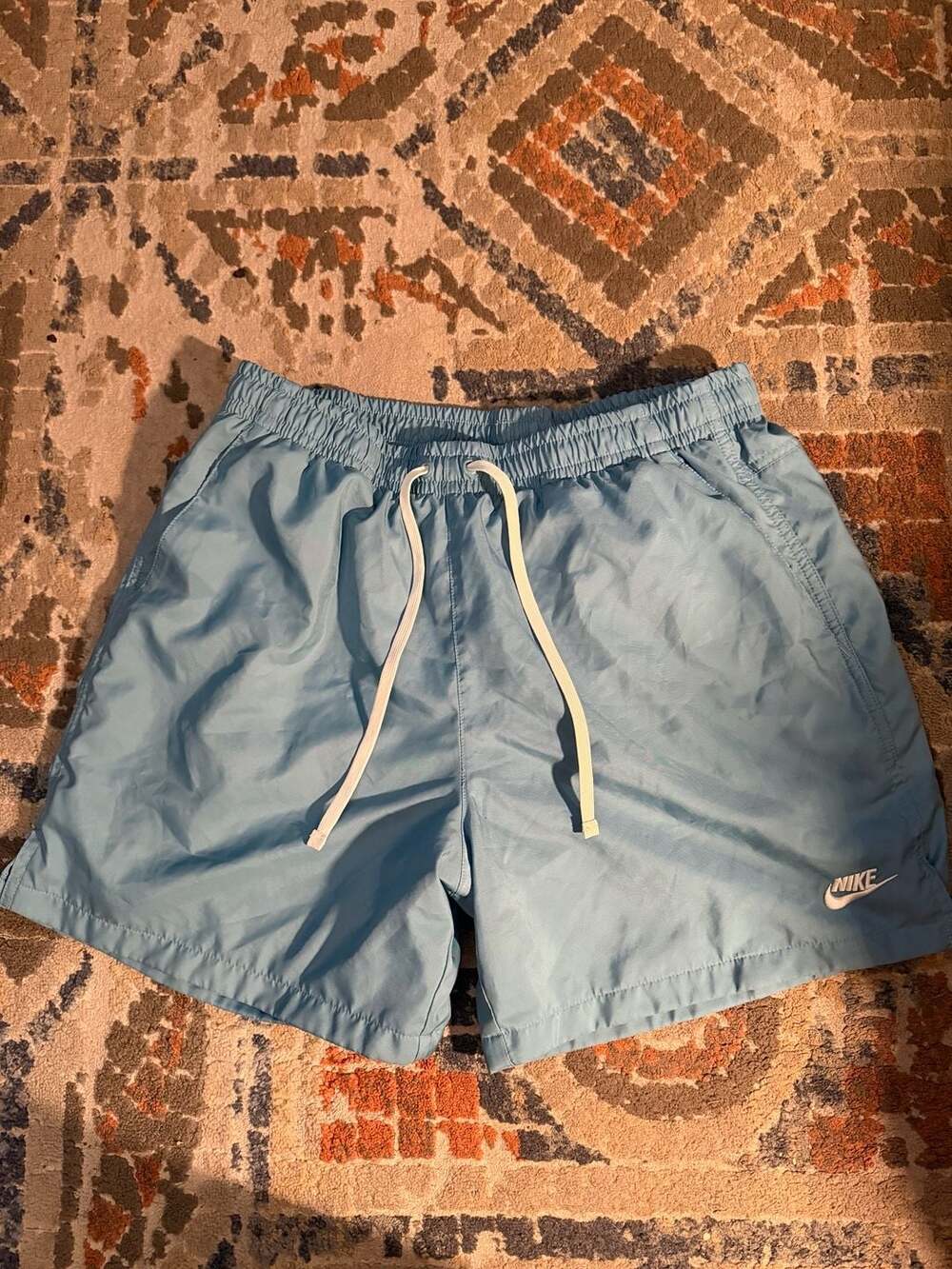 Nike Sportswear Sport Essentials Woven Lined Flow Shorts Light Blue